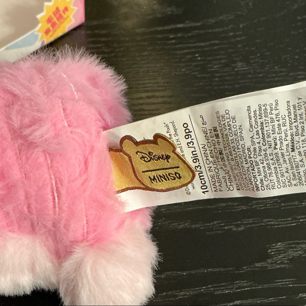 Disney Piglet Pink and Yellow Winnie the Pooh Plush - Picture 4 of 5